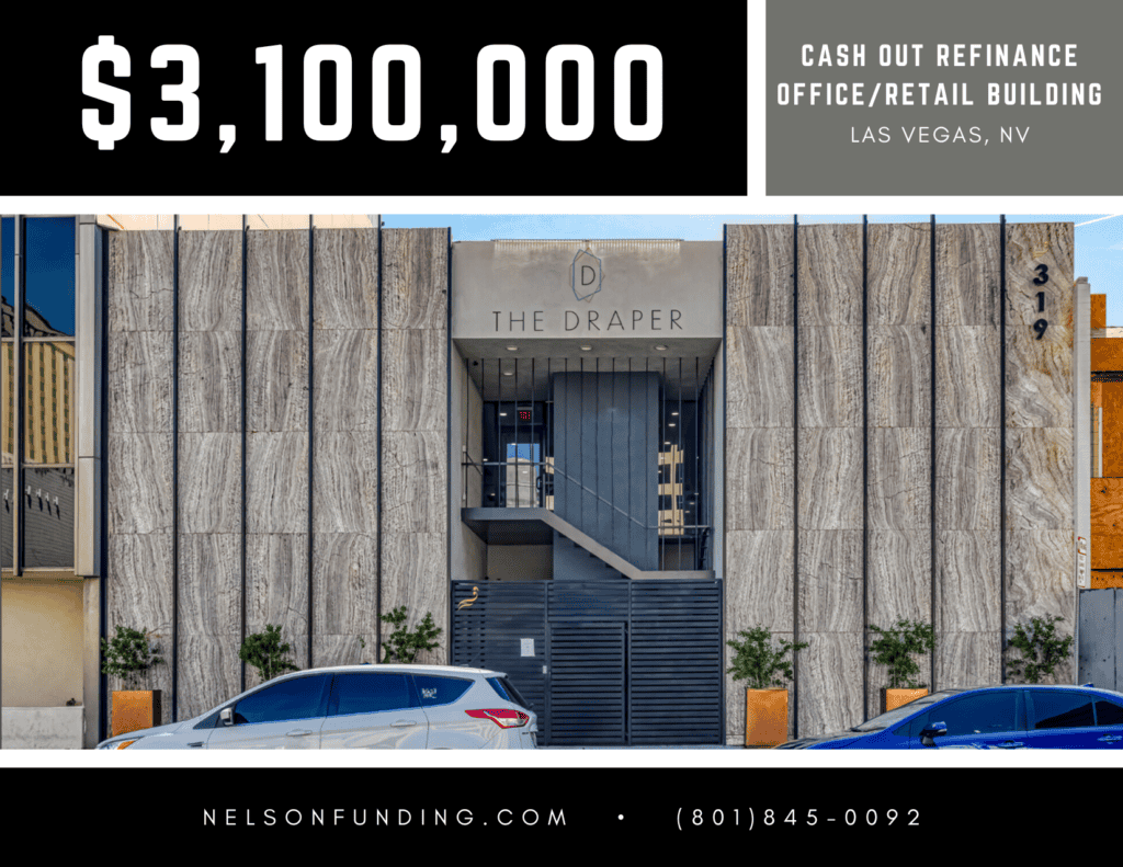 Nelson Funding refinance office retail building - cash